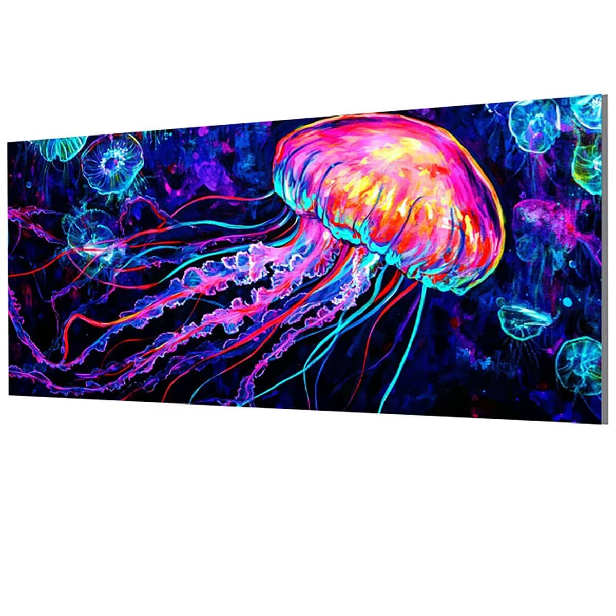 Amazon.co.jp: クラゲ 数字油絵 手芸キット 大人向け, クラゲ ペイント